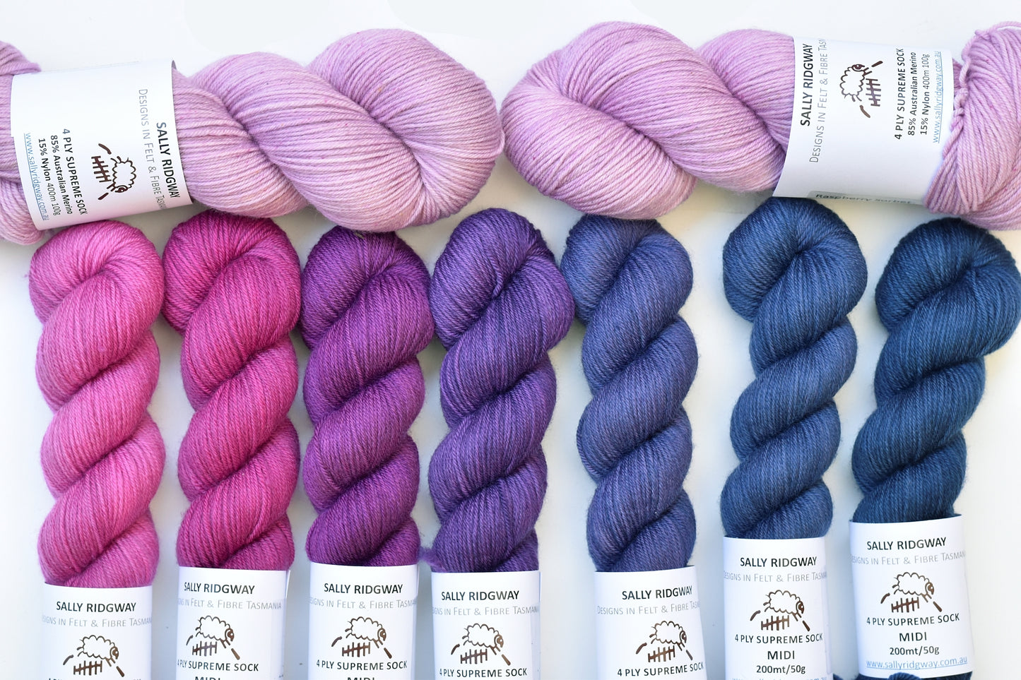 Sky Song MKAL 2026 Yarn Kit 1 - Blue Sky Mine - Sally Ridgway Designs in Felt &amp; Fibre - Australia