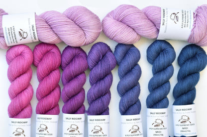 Sky Song MKAL 2026 Yarn Kit 1 - Blue Sky Mine - Sally Ridgway Designs in Felt &amp; Fibre - Australia