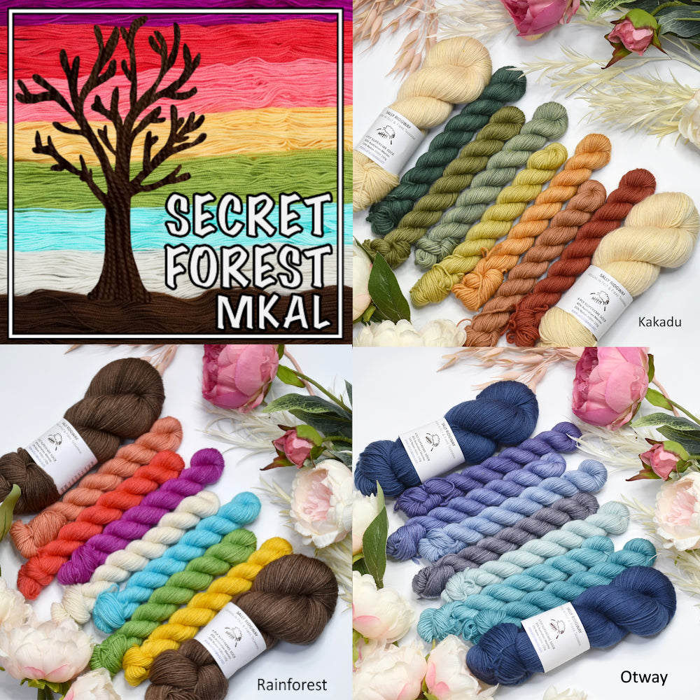 Secret Forest MKAL - Yarn Kits| Sock Yarn | Sally Ridgway | Shop Wool, Felt and Fibre Online
