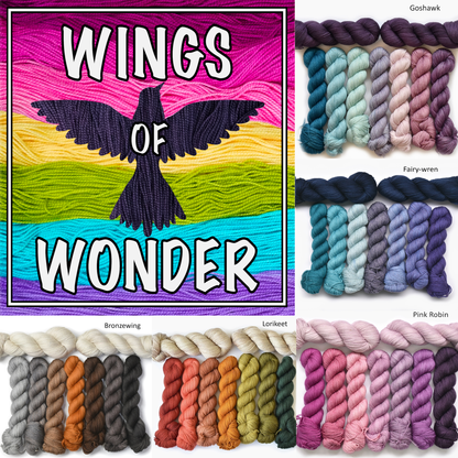 Wings of Wonder 2024 MKAL Yarn Kit| Sock Yarn | Sally Ridgway | Shop Wool, Felt and Fibre Online