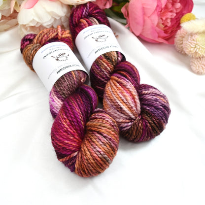 Auburn Crush on 12 ply Chunky Merino| Chunky Yarn | Sally Ridgway | Shop Wool, Felt and Fibre Online