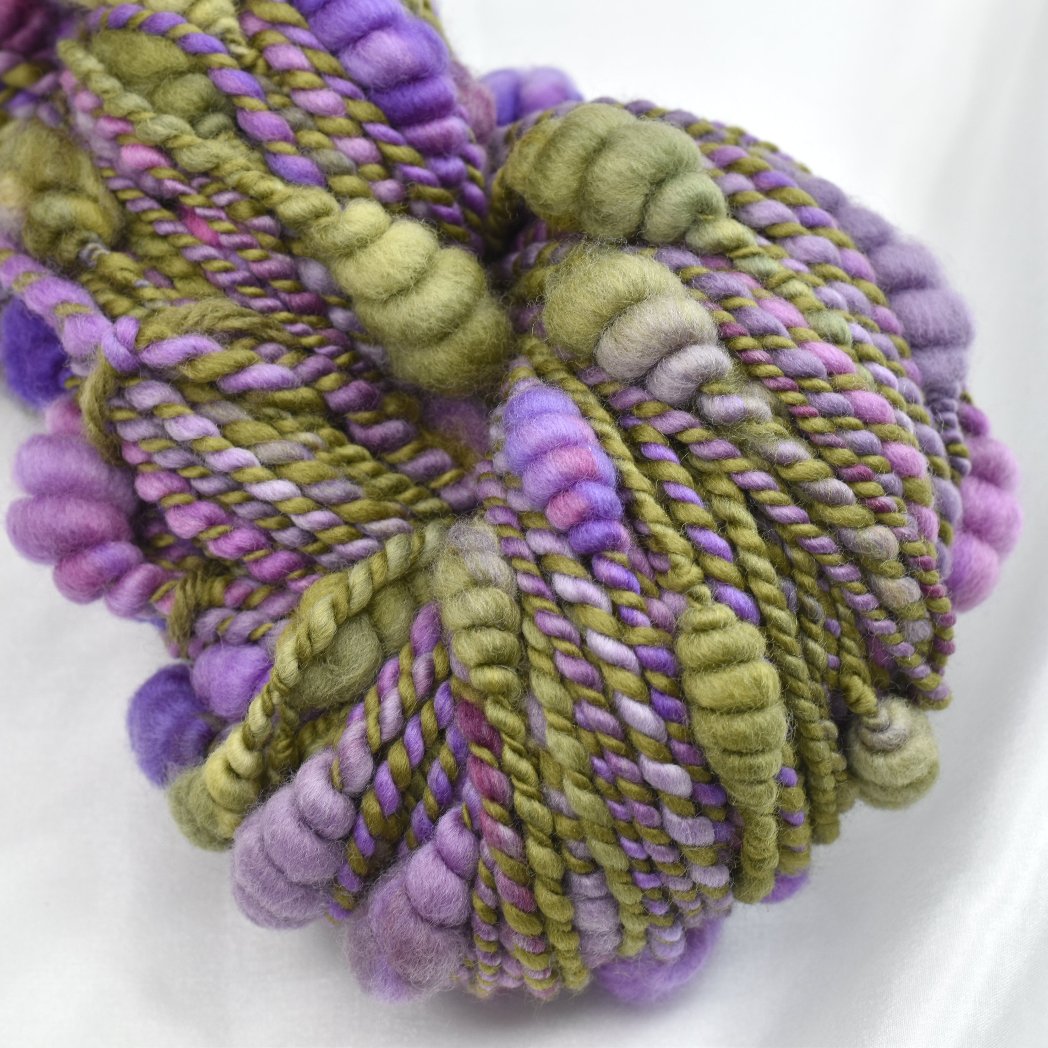 Beehive Art Yarn Hand Spun in Clematis| Hand Spun Yarn | Sally Ridgway | Shop Wool, Felt and Fibre Online