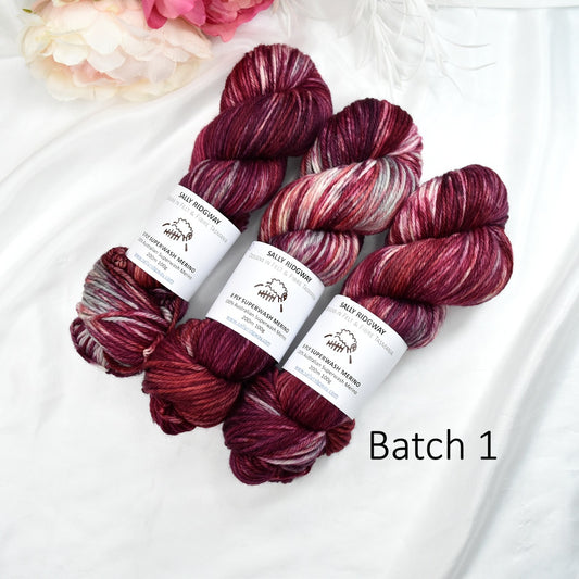 Blackberry 8 Ply Superwash 100% Merino Yarn| 8 Ply Superwash Merino Yarn | Sally Ridgway | Shop Wool, Felt and Fibre Online