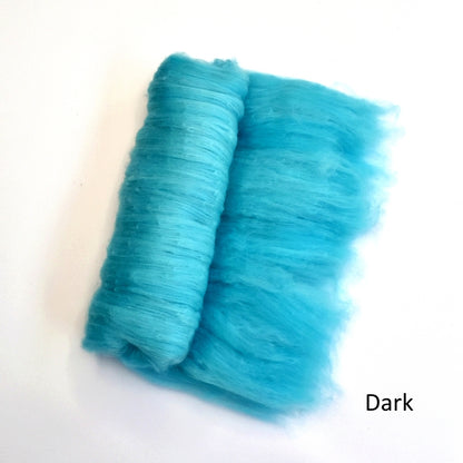 Blue Opal Tasmanian Merino Wool Carded Batts Hand Dyed| Merino Wool Batts | Sally Ridgway | Shop Wool, Felt and Fibre Online
