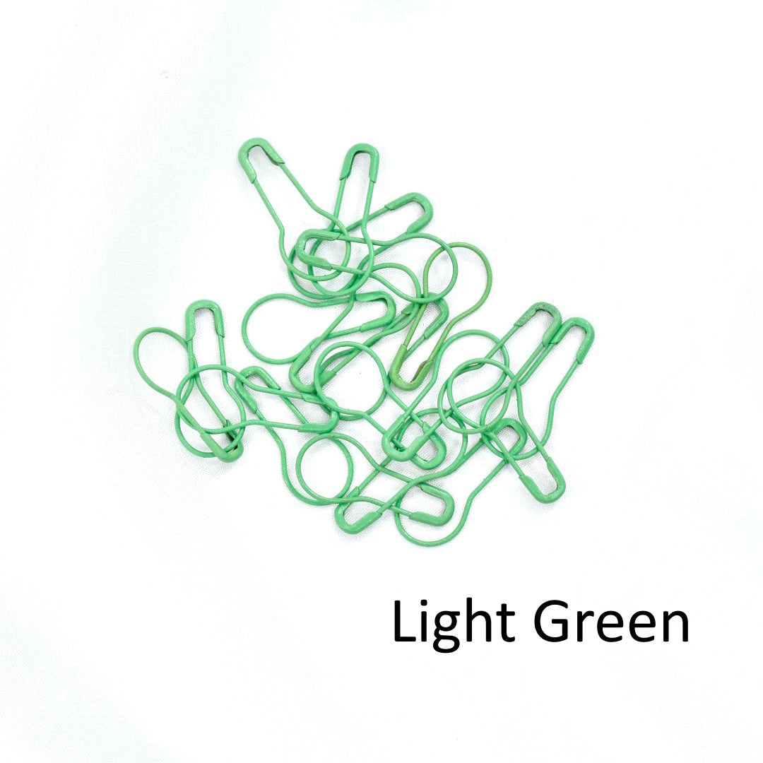 Bulb Stitch Markers-Tools-6-20 x Light Green-Sally Ridgway Designs in Felt &amp; Fibre