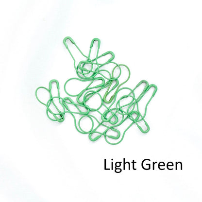 Bulb Stitch Markers-Tools-6-20 x Light Green-Sally Ridgway Designs in Felt &amp; Fibre