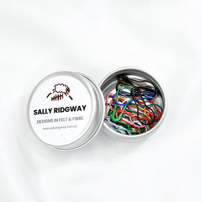 Bulb Stitch Markers-Tools-2-20 x Mixed Colours-Sally Ridgway Designs in Felt &amp; Fibre