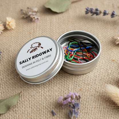 Bulb Stitch Markers-Tools-1-20 x Mixed Colours-Sally Ridgway Designs in Felt &amp; Fibre