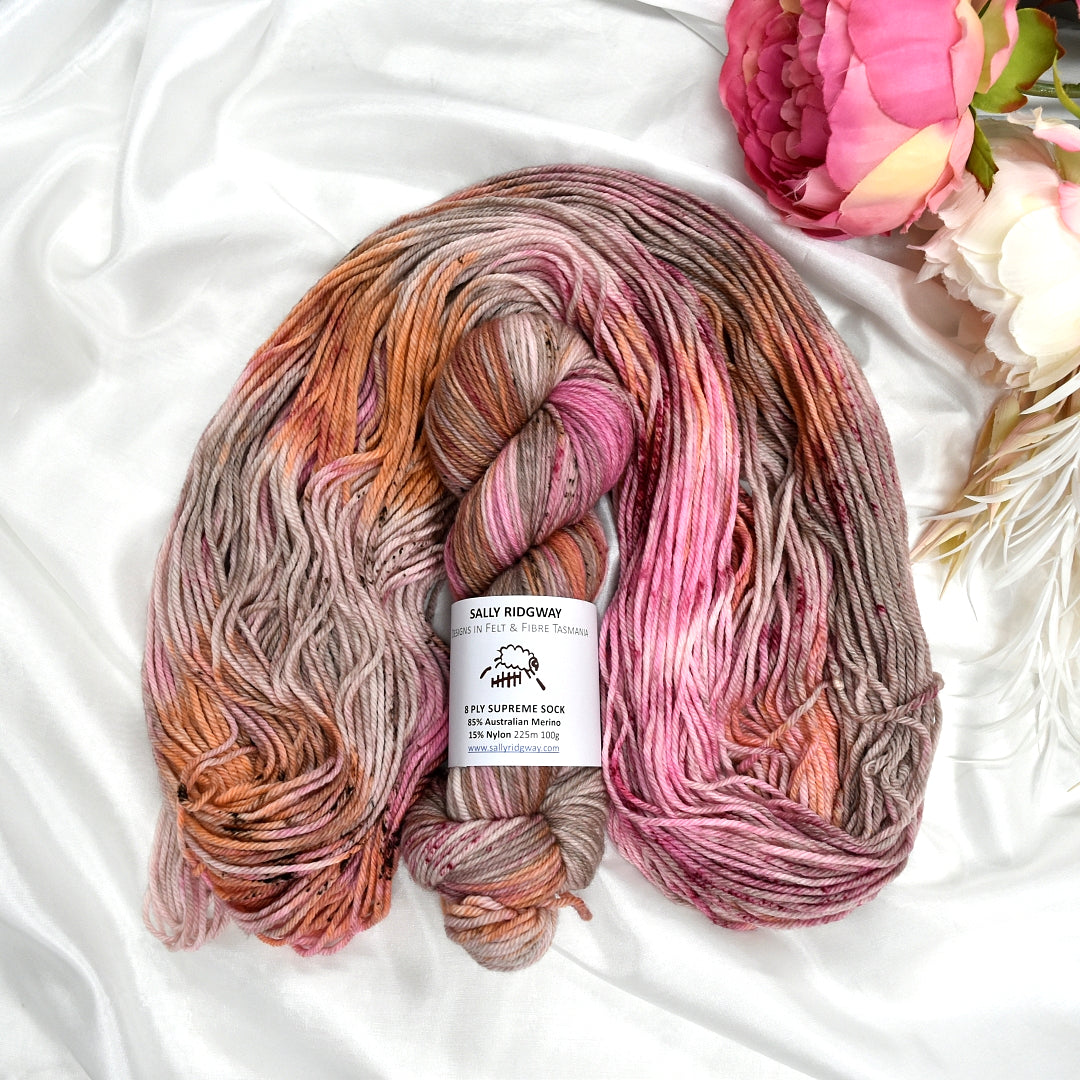 8 Ply Supreme Sock in Cinnamon Sprinkles| 8 Ply Supreme Sock | Sally Ridgway | Shop Wool, Felt and Fibre Online