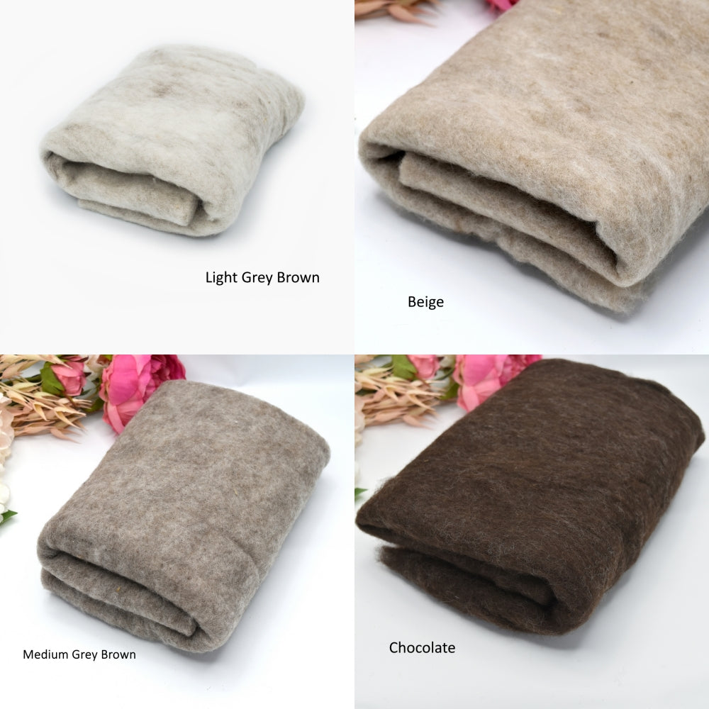 Australian Natural Carded Wool Batts Felting & Spinning | Sally Ridgway ...