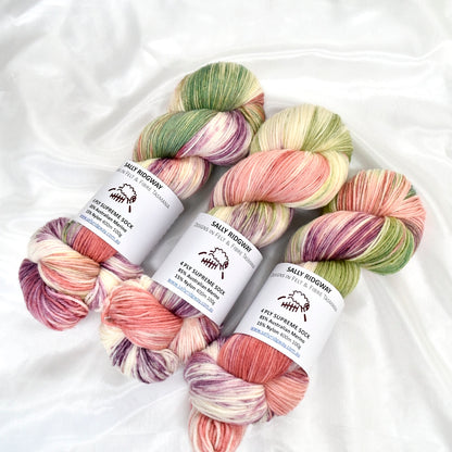 Cottage Garden Hand Dyed 4 ply Supreme Sock Yarn| Sock Yarn | Sally Ridgway | Shop Wool, Felt and Fibre Online