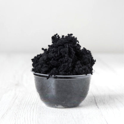 Black DHG Merino Wool Nepps| Nepps | Sally Ridgway | Shop Wool, Felt and Fibre Online