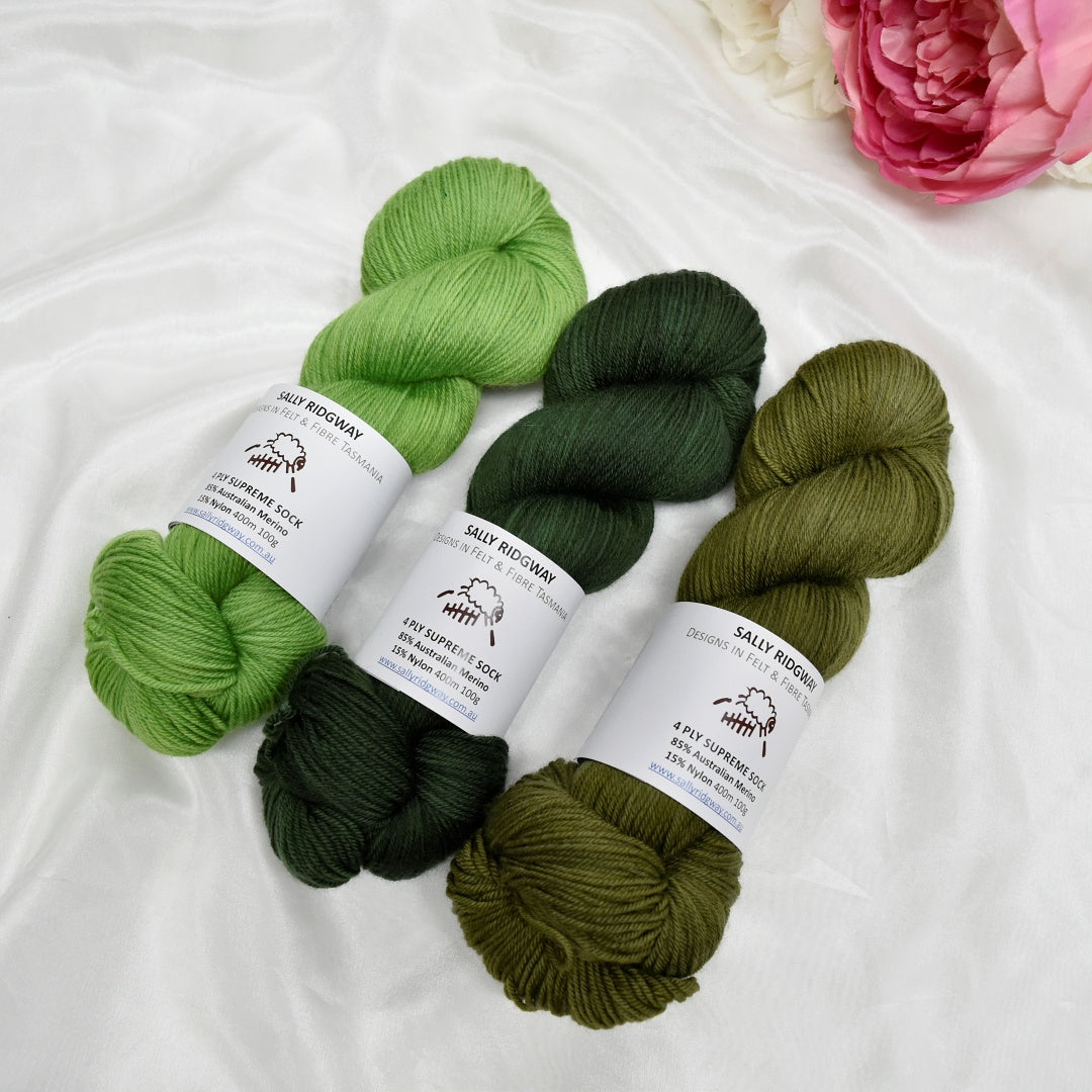 Highland 4 ply Supreme Sock Yarn| Sock Yarn | Sally Ridgway | Shop Wool, Felt and Fibre Online