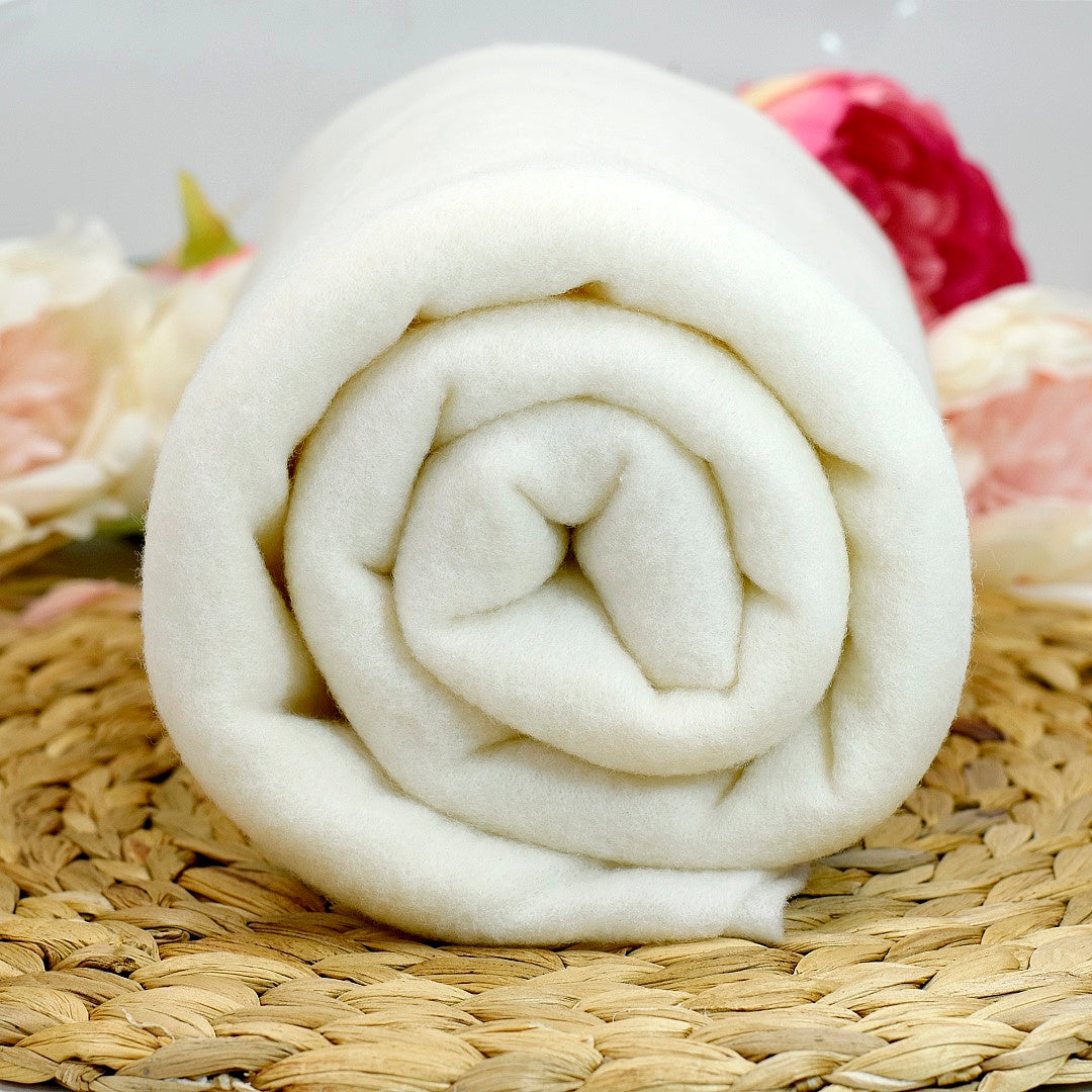 DHG Undyed Merino Wool Pre-Felt 150cm Wide| Merino Wool Batts | Sally Ridgway | Shop Wool, Felt and Fibre Online