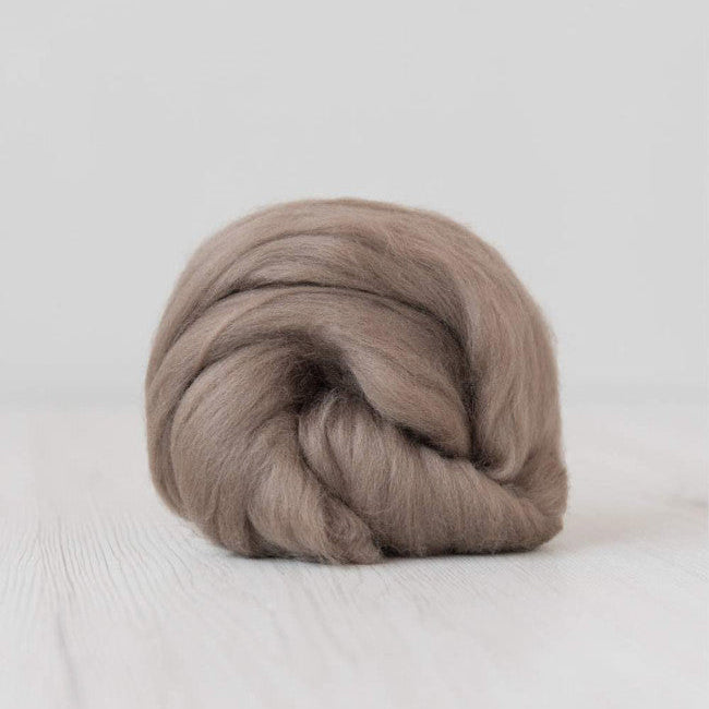 DHG Merino Wool Combed Top - Ash| DHG Wool Tops | Sally Ridgway | Shop Wool, Felt and Fibre Online