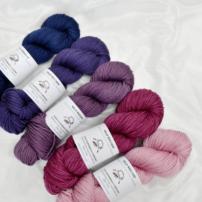 Space Angel on 8 Ply Superwash 100% Merino Yarn