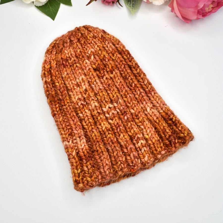 Free Easy Chunky 12 Ply Beanie Pattern - Download| Knitting Pattern | Sally Ridgway | Shop Wool, Felt and Fibre Online