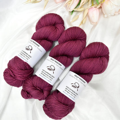 Elderbarry Hand Dyed 4 ply Supreme Sock Yarn