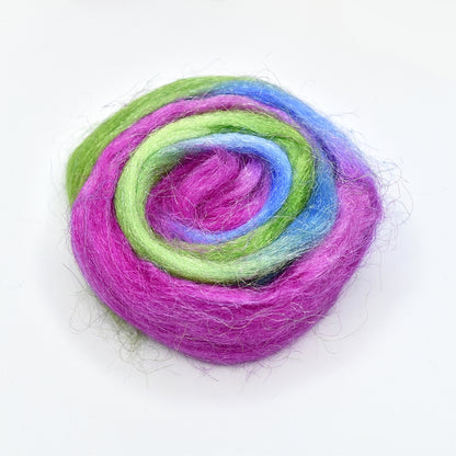 Firestar Fibre Hand Dyed Trilobal Nylon Jewel Mix| Firestar Fibre | Sally Ridgway | Shop Wool, Felt and Fibre Online