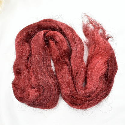 Firestar Fibre Trilobal Nylon Hand Dyed Brick Red| Firestar Fibre | Sally Ridgway | Shop Wool, Felt and Fibre Online