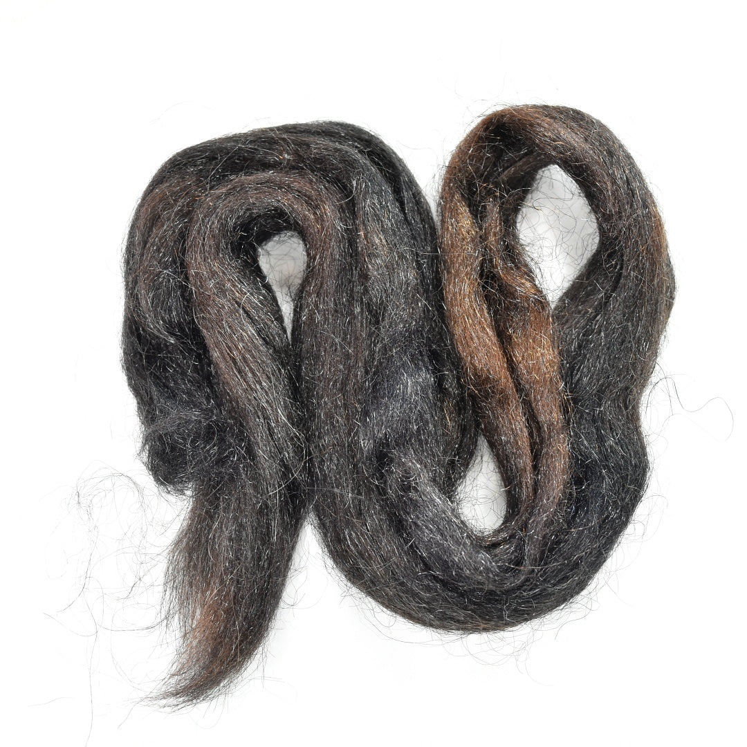 Firestar Fibre Trilobal Nylon Hand Dyed Ebony-Firestar Fibre-2-20 grams-Sally Ridgway Designs in Felt &amp; Fibre