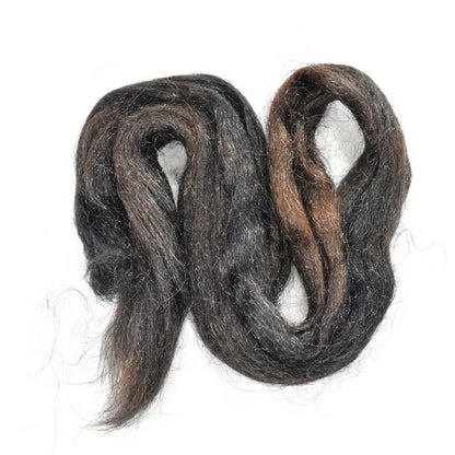 Firestar Fibre Trilobal Nylon Hand Dyed Ebony-Firestar Fibre-2-20 grams-Sally Ridgway Designs in Felt &amp; Fibre