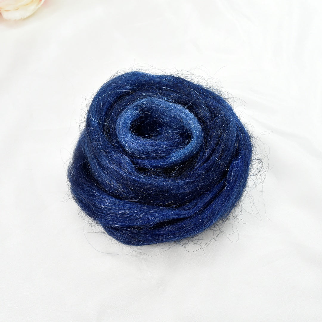 Firestar Fibre Trilobal Nylon Hand Dyed Midnight Hour| Firestar Fibre | Sally Ridgway | Shop Wool, Felt and Fibre Online