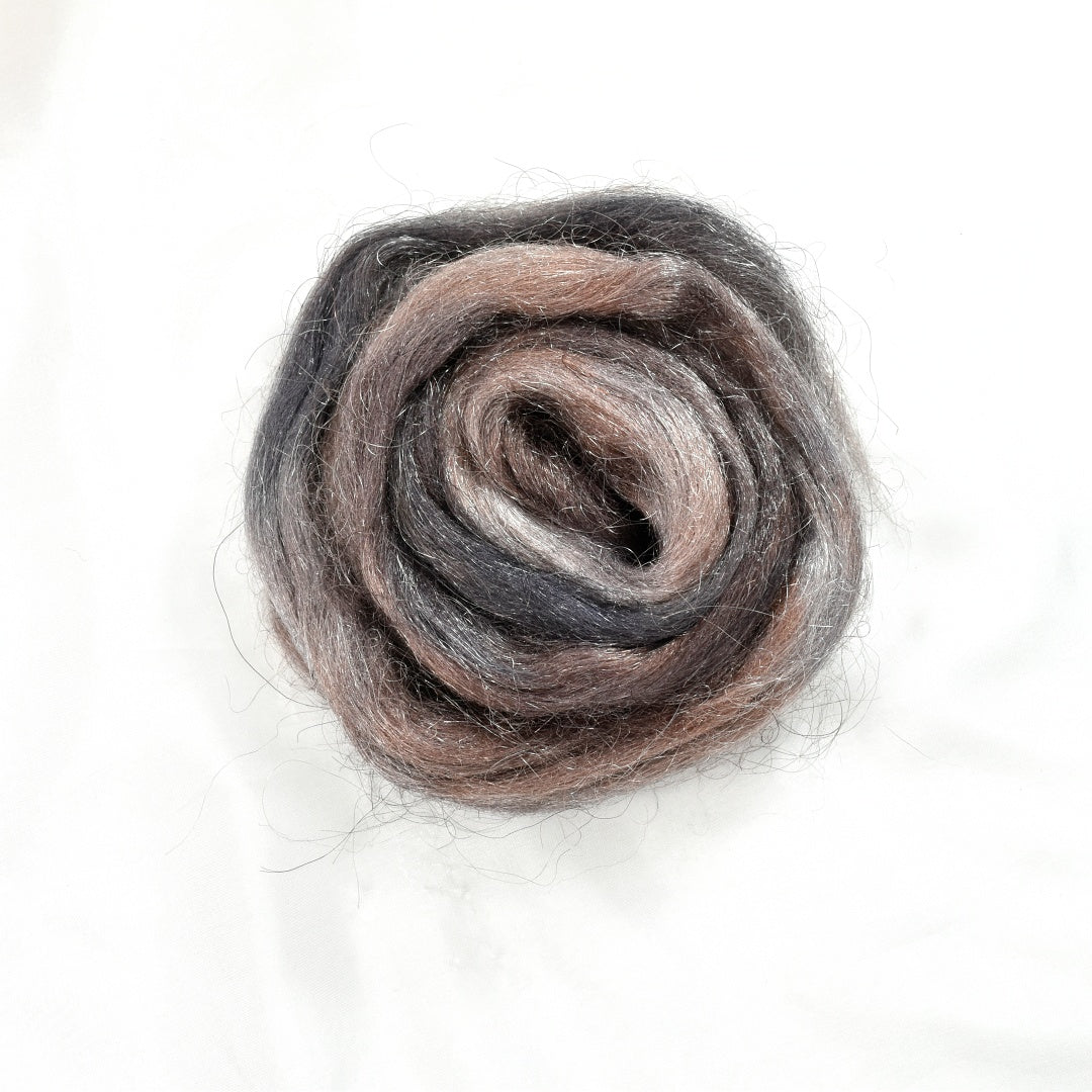 Firestar Fibre Trilobal Nylon Hand Dyed Wombat| Firestar Fibre | Sally Ridgway | Shop Wool, Felt and Fibre Online