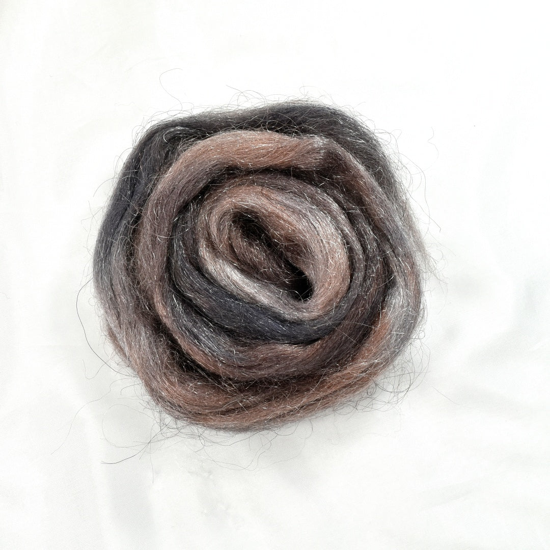 Firestar Fibre Trilobal Nylon Hand Dyed Wombat| Firestar Fibre | Sally Ridgway | Shop Wool, Felt and Fibre Online