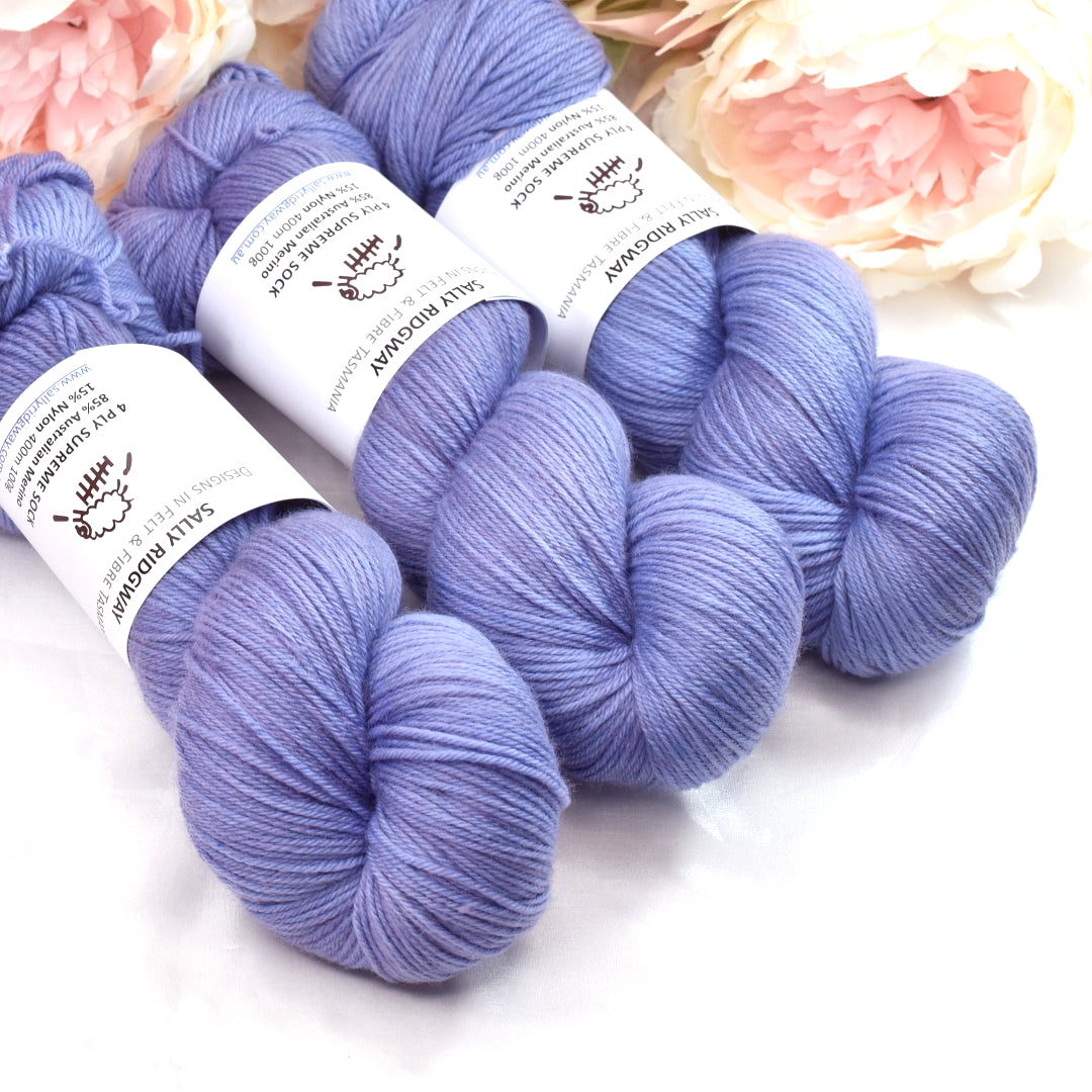 Genettian 4 ply Supreme Sock Yarn Hand Dyed| Sock Yarn | Sally Ridgway | Shop Wool, Felt and Fibre Online