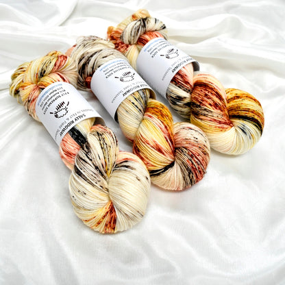 Goldfinch Hand Dyed 4 ply Supreme Sock Yarn