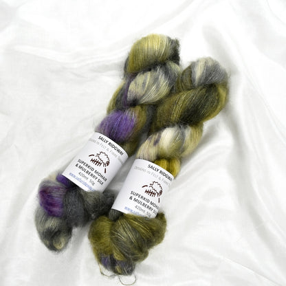 Superkid Mohair & Silk Hand Dyed Lost Lichen