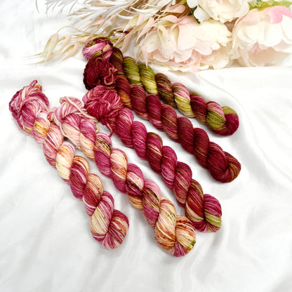 Mini Skein Set - Christmas Every Day| 4 Ply Mini Skein | Sally Ridgway | Shop Wool, Felt and Fibre Online