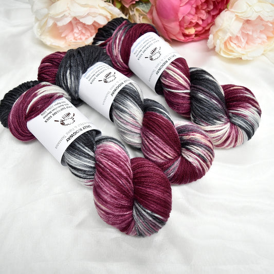 8 Ply Supreme Sock in Black Rose| 8 Ply Supreme Sock | Sally Ridgway | Shop Wool, Felt and Fibre Online