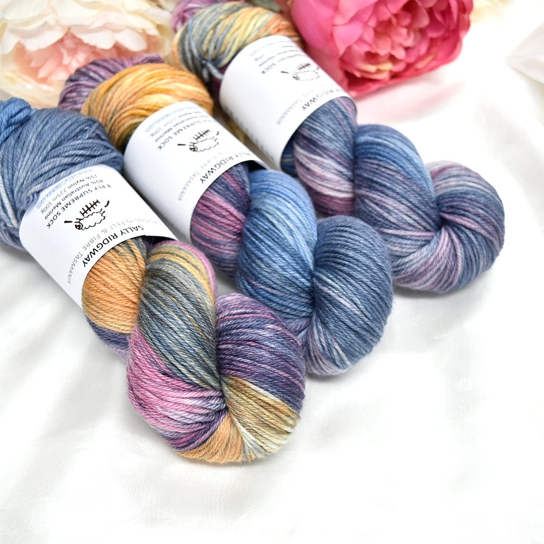 8 Ply Supreme Sock in Vintage Vibes| 8 Ply Supreme Sock | Sally Ridgway | Shop Wool, Felt and Fibre Online