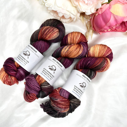8 Ply Supreme Sock in Moroccan Magic| 8 Ply Supreme Sock | Sally Ridgway | Shop Wool, Felt and Fibre Online