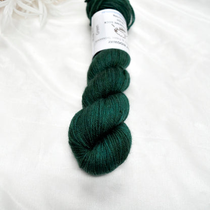 Magnetic Green 50g 4 Ply Supreme Sock Midi Half Skein| 4 Ply Midi Skeins | Sally Ridgway | Shop Wool, Felt and Fibre Online