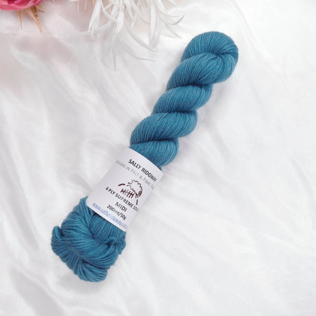 Billabong 50g 4 Ply Supreme Sock Midi Half Skein| 4 Ply Midi Skeins | Sally Ridgway | Shop Wool, Felt and Fibre Online