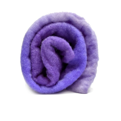 Hand Dyed Merino Wool Prefelt Burnt Lavender Love