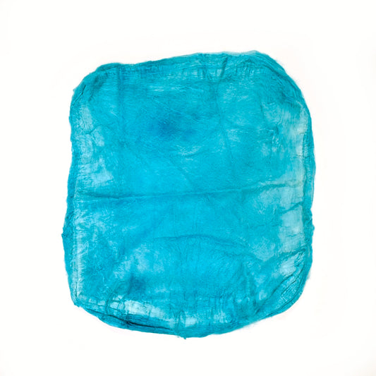 Mulberry Silk Hankies Hand Dyed Sea Scape| Silk Hankies | Sally Ridgway | Shop Wool, Felt and Fibre Online