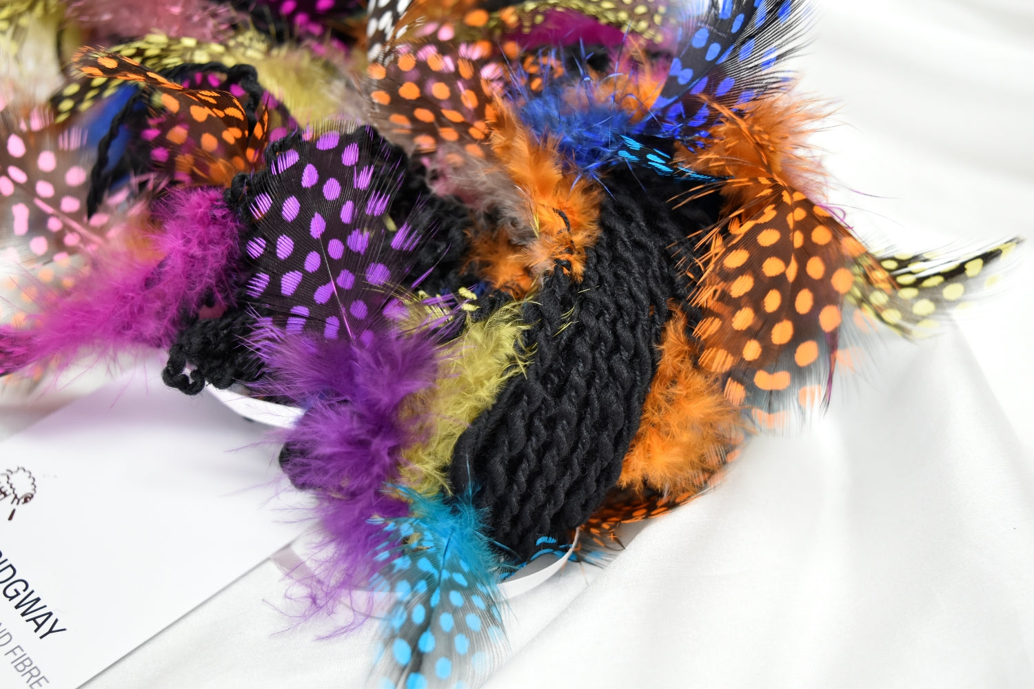 Hand Spun Feathered Art Yarn| Hand Spun Yarn | Sally Ridgway | Shop Wool, Felt and Fibre Online