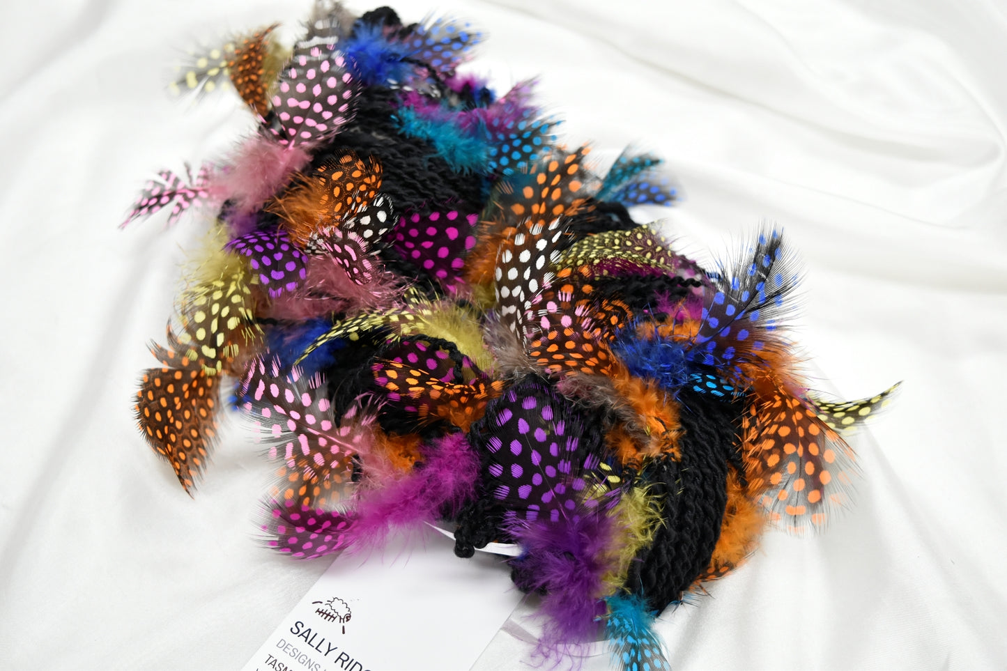 Hand Spun Feathered Art Yarn| Hand Spun Yarn | Sally Ridgway | Shop Wool, Felt and Fibre Online
