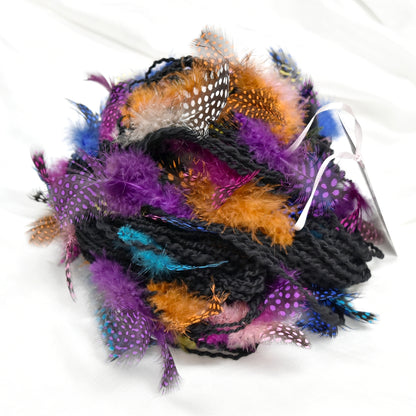 Hand Spun Feathered Art Yarn| Hand Spun Yarn | Sally Ridgway | Shop Wool, Felt and Fibre Online