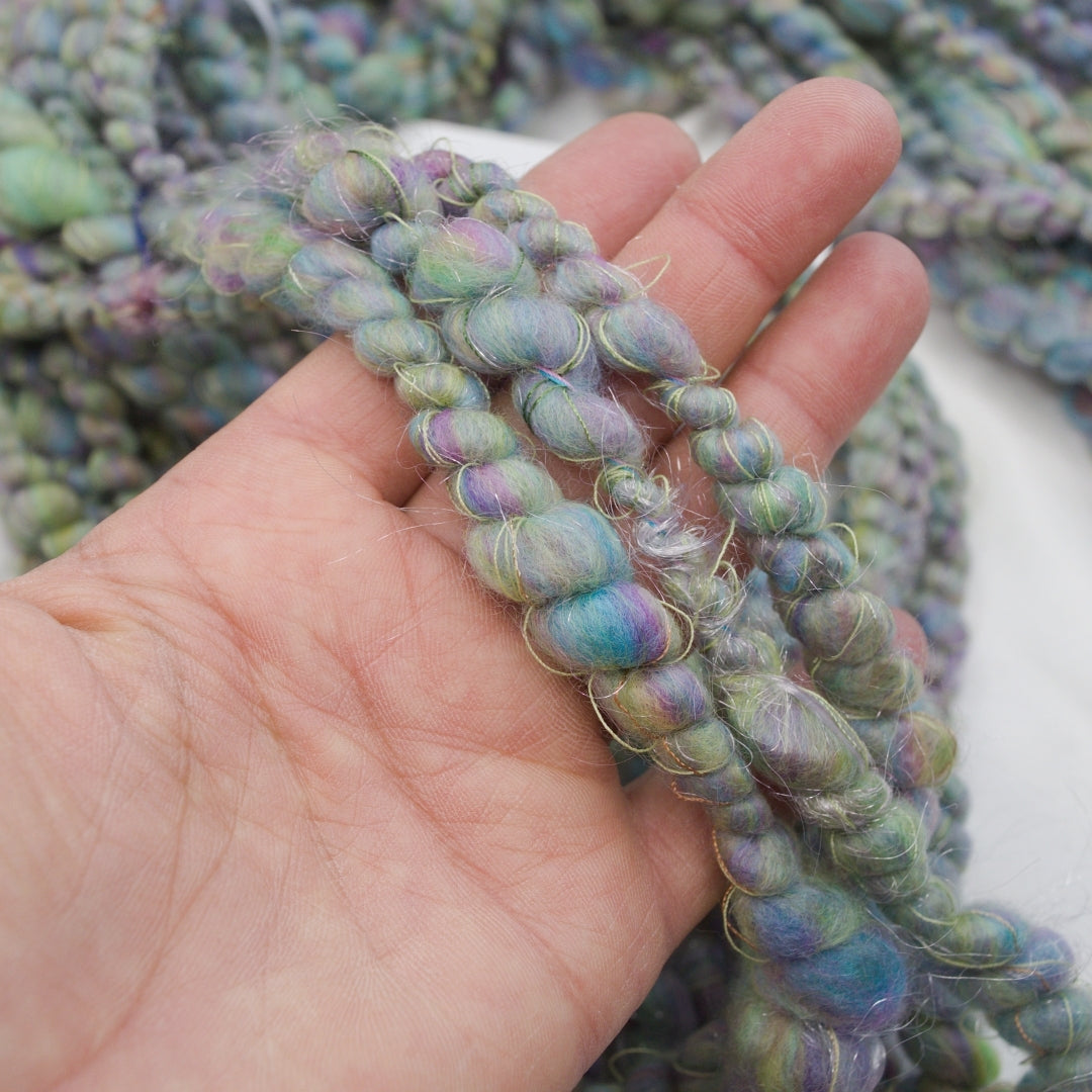 Hand Spun Chunky Art Yarn - Core Spun| Hand Spun Yarn | Sally Ridgway | Shop Wool, Felt and Fibre Online