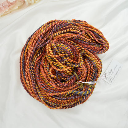 Hand Spun Tasmanian Merino Wool Chunky Yarn Copper Canyon| Hand Spun Yarn | Sally Ridgway | Shop Wool, Felt and Fibre Online
