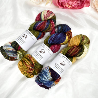 8 ply Supreme Sock in Kaleidoscope| 8 Ply Supreme Sock | Sally Ridgway | Shop Wool, Felt and Fibre Online