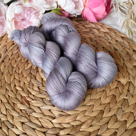 Lavender Mist on Merino Silk Lace| Merino Silk Lace | Sally Ridgway | Shop Wool, Felt and Fibre Online