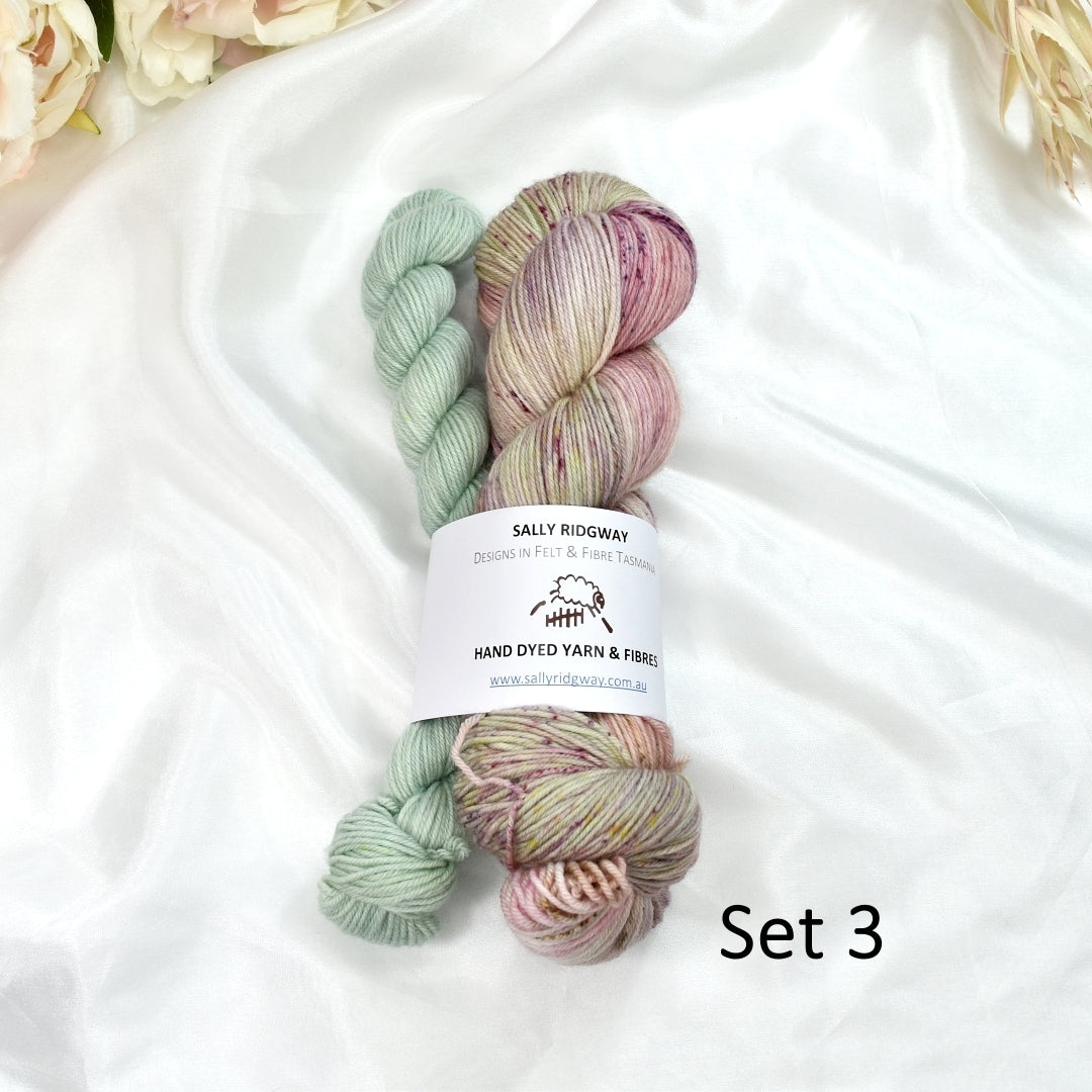 Limited Edition 4 Ply Sock Sets-Sock Yarn-4-Colour Set 3-Sally Ridgway Designs in Felt &amp; Fibre