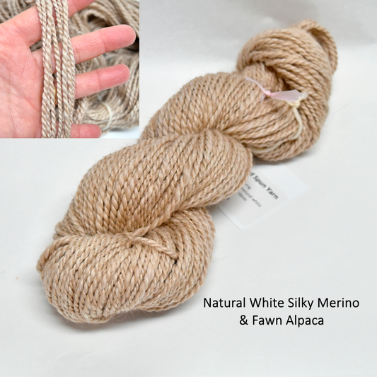 Natural Hand Spun Chunky Yarn - Mixed Colours| Hand Spun Yarn | Sally Ridgway | Shop Wool, Felt and Fibre Online
