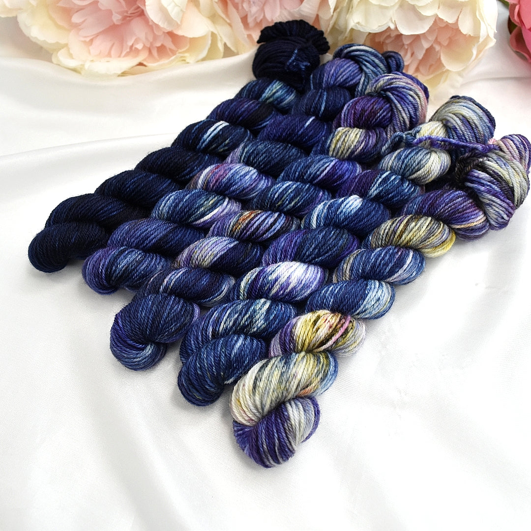Mini Skein Set - Synergy| 4 Ply Mini Skein | Sally Ridgway | Shop Wool, Felt and Fibre Online